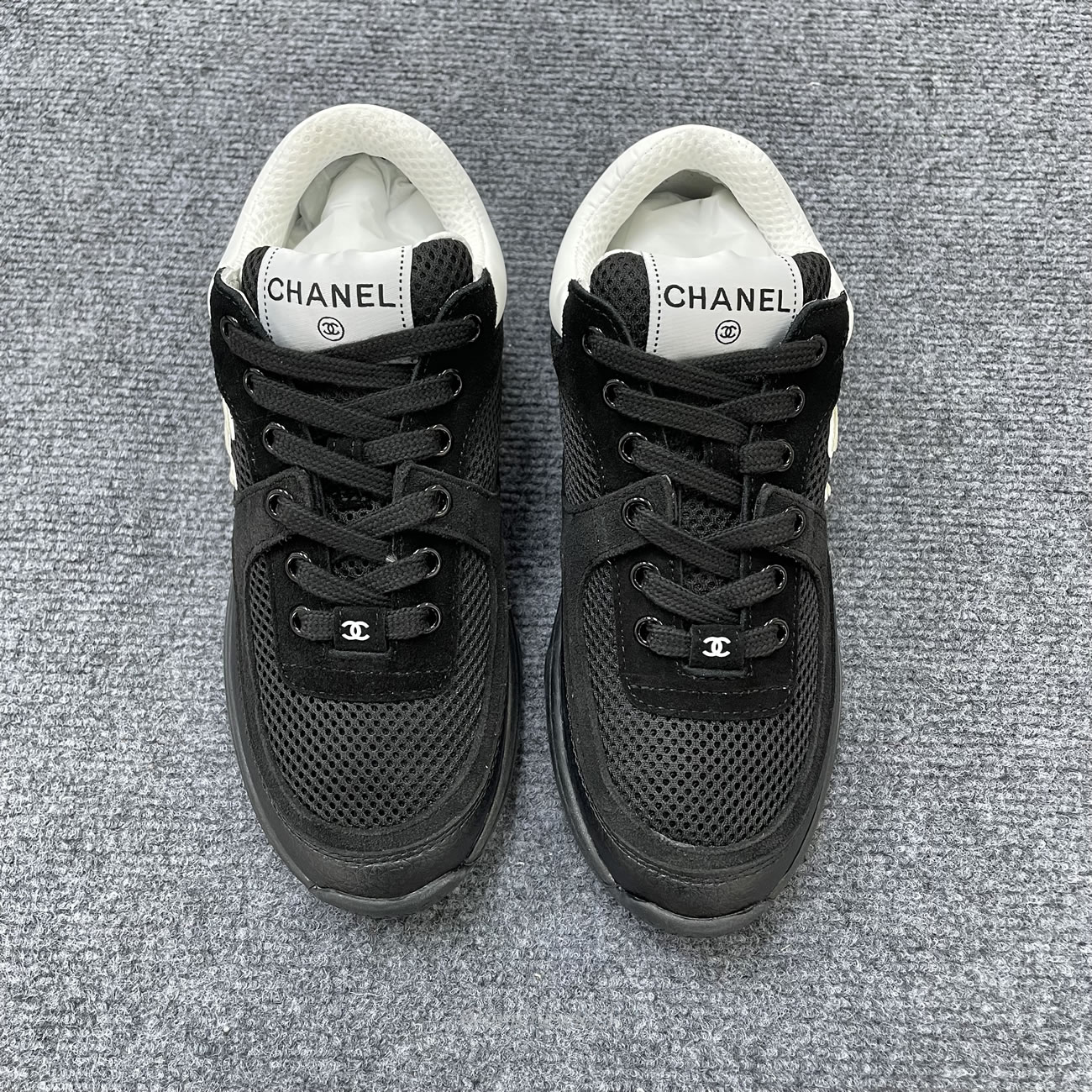 Chanel Low Top Trainer Black White G38299 Y55720 K3845 (9) - newkick.app